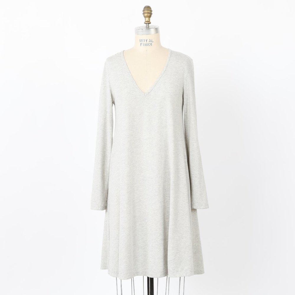 Idealist Dress in LIGHT HEATHER GRAY